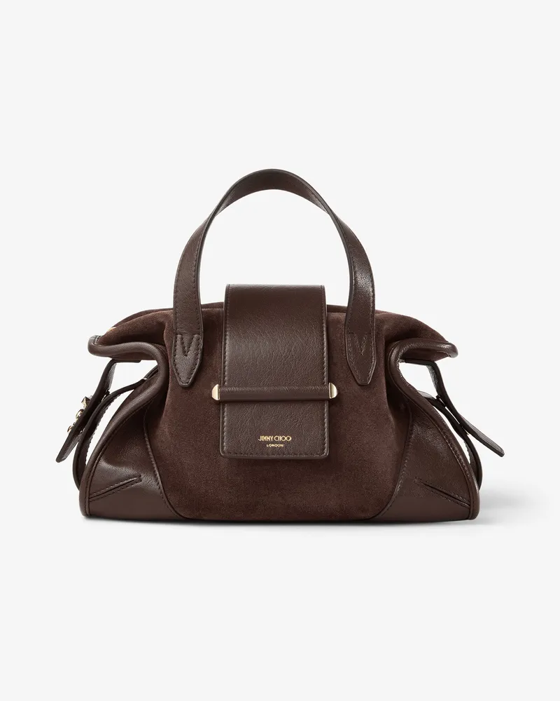 Jimmy Choo Bar Holdall Small Schokoladenbraun