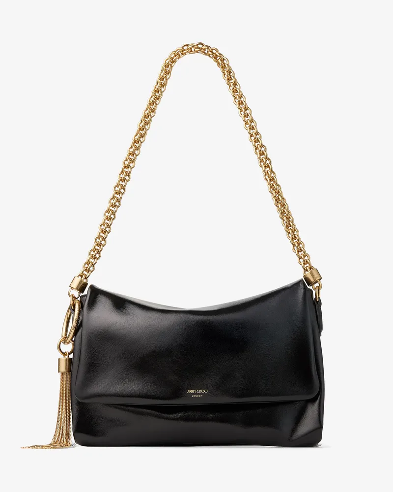 Jimmy Choo Callie Flap Schwarz