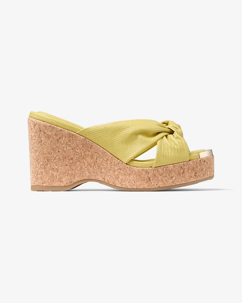 Jimmy Choo Avenue Wedge 110 Gelb
