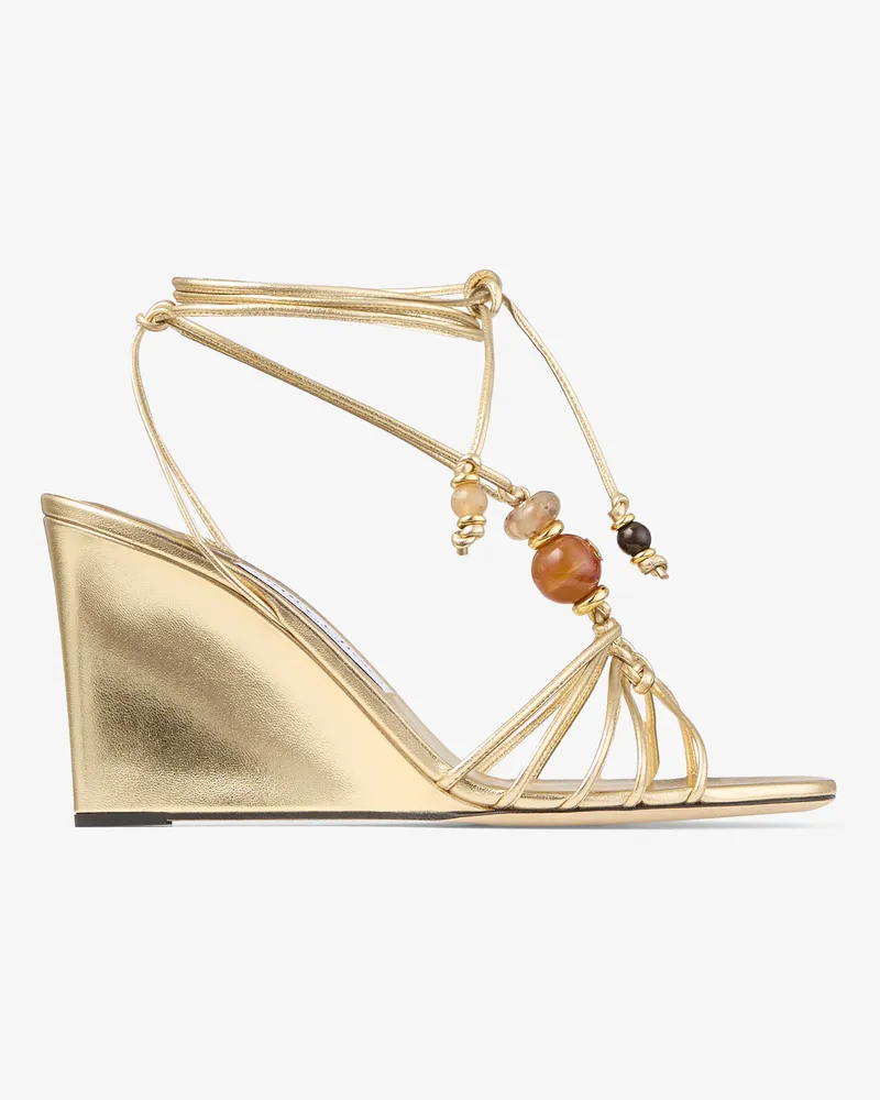 Jimmy Choo Lova Wedge 85 Goldmix