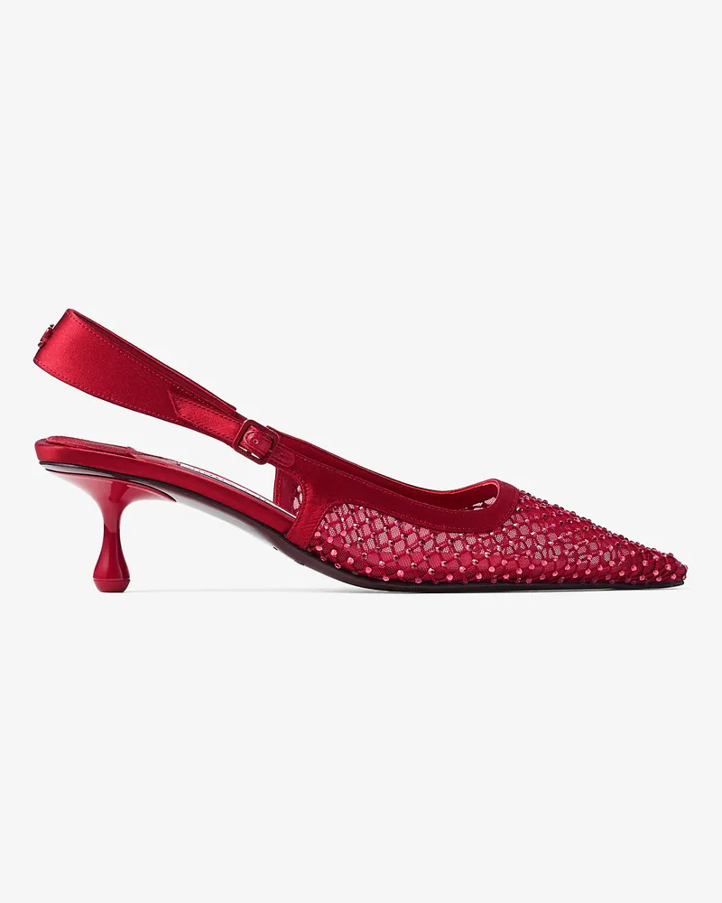 Jimmy Choo Amel 50 Rubinrot