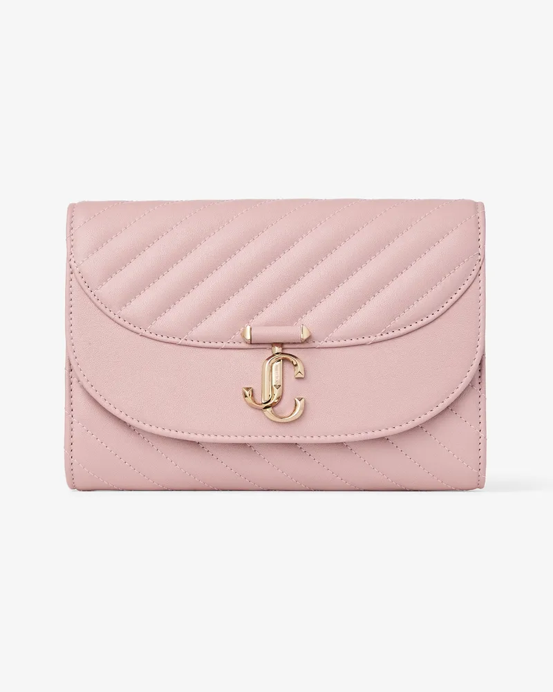 Jimmy Choo Curve Clutch Rosé