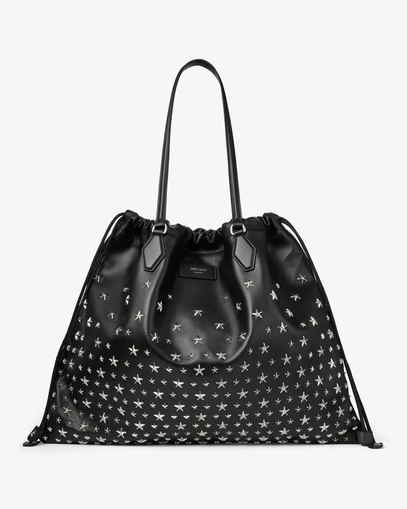 Jimmy Choo Drawstring Tote Medium Schwarz