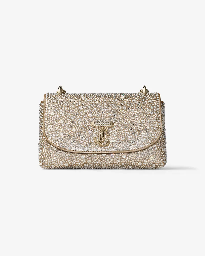Jimmy Choo Curve Crossbody Small Gold