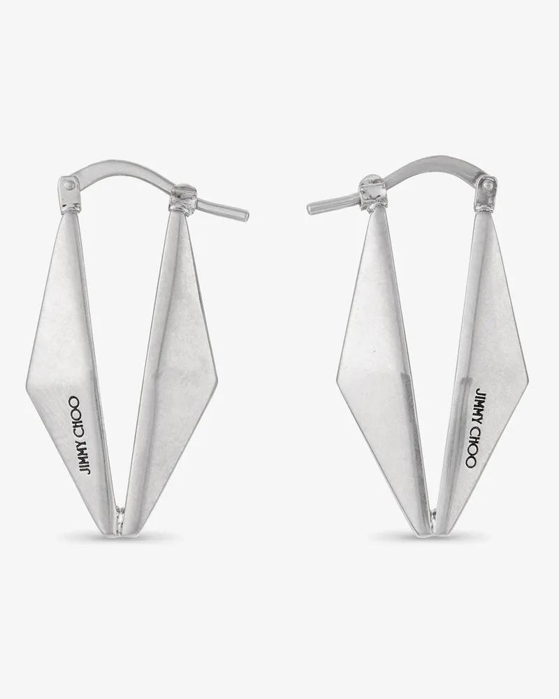 Jimmy Choo Diamond Chain Earring Antiksilber