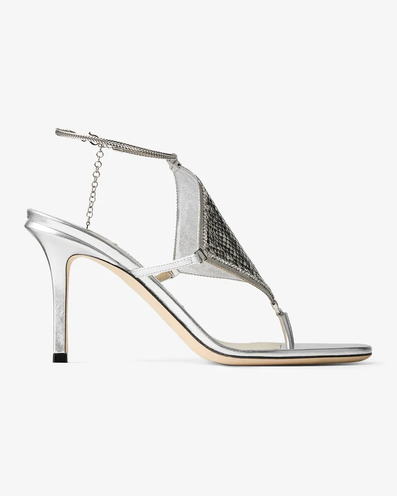 Jimmy Choo Thong Silber