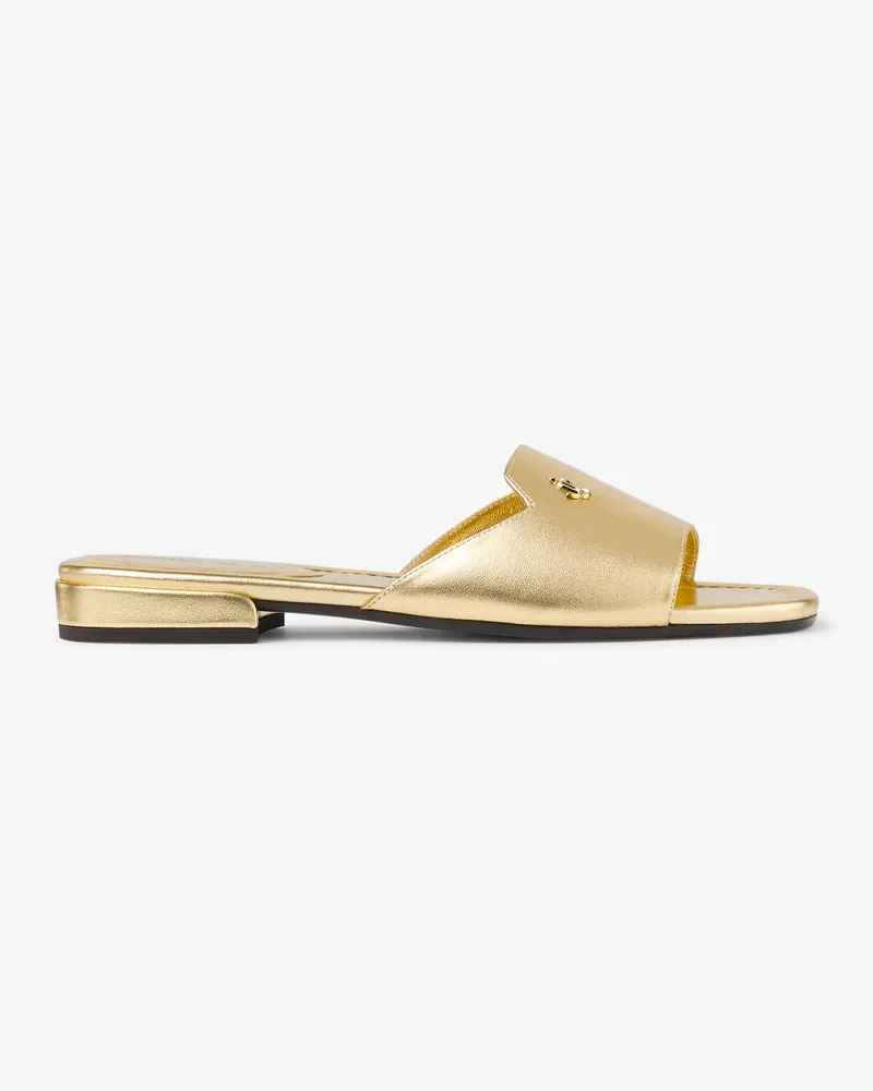 Jimmy Choo Dina Flat Silver