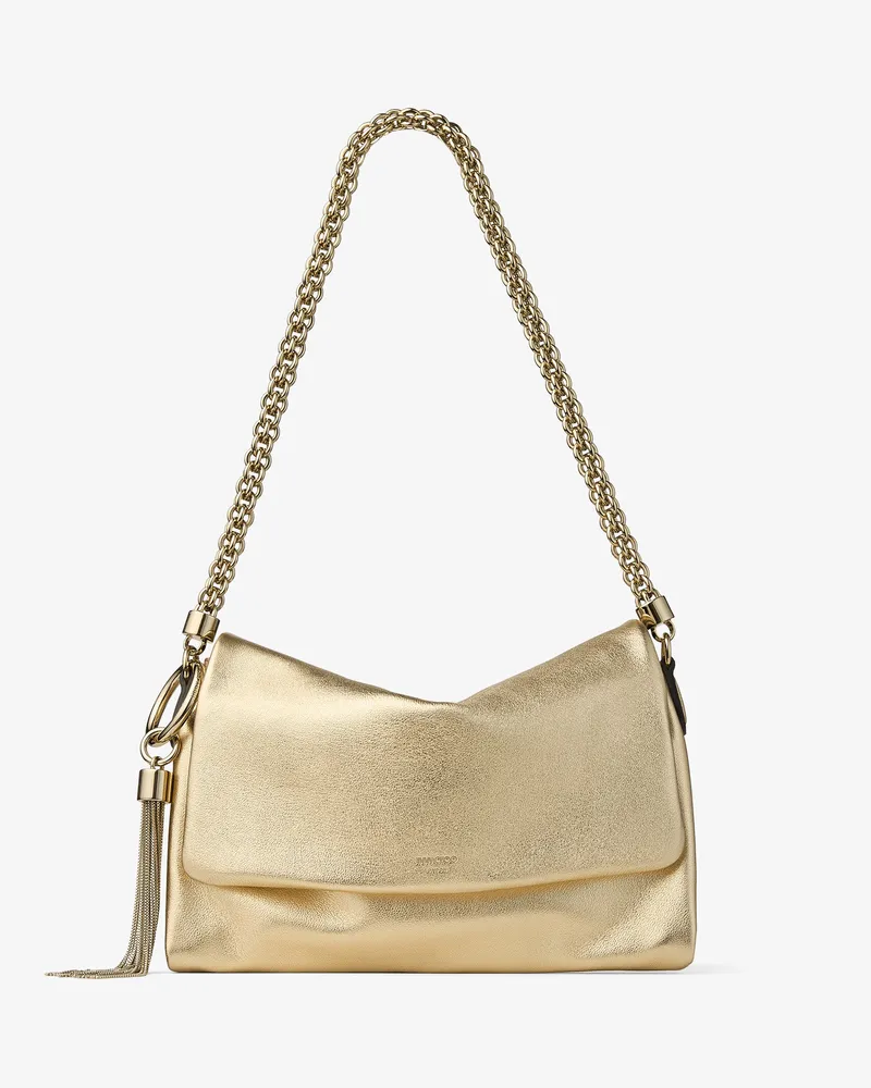 Jimmy Choo Callie Flap Gold