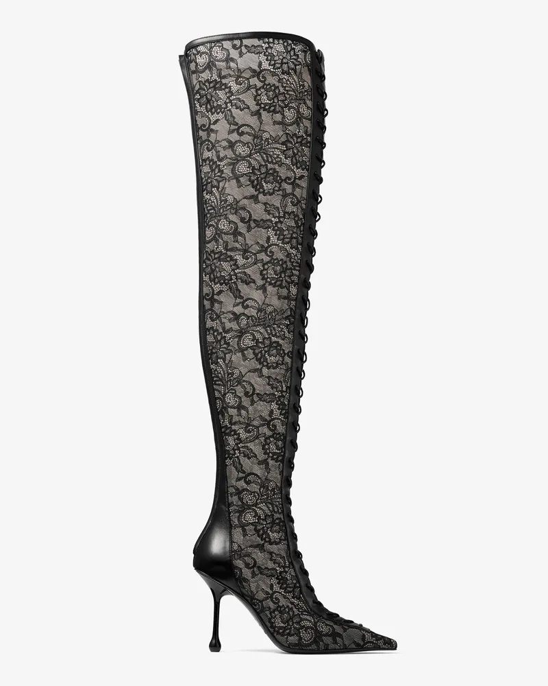 Jimmy Choo Scarlett Over The Knee 95 Schwarz