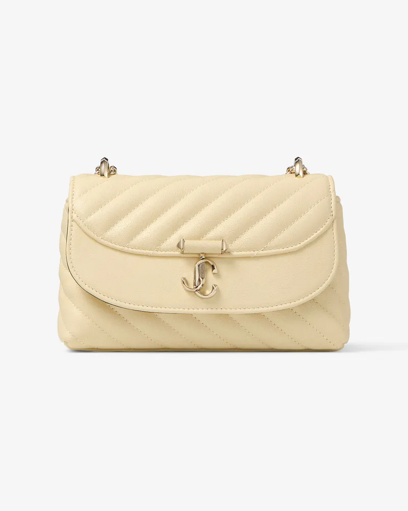 Jimmy Choo Curve Crossbody Small Buttermilk