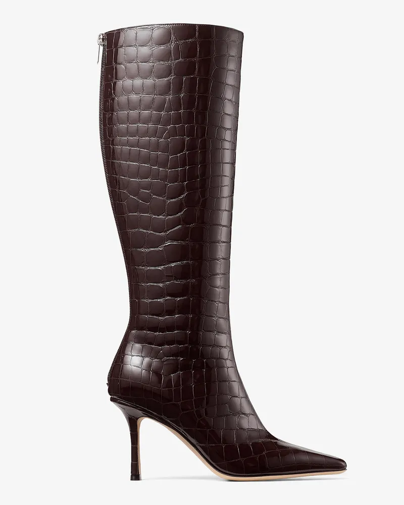 Jimmy Choo Agathe Knee Boot 85 Sambuco