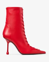 Jimmy Choo Scarlett Ankle Boot 95 Feuerrot