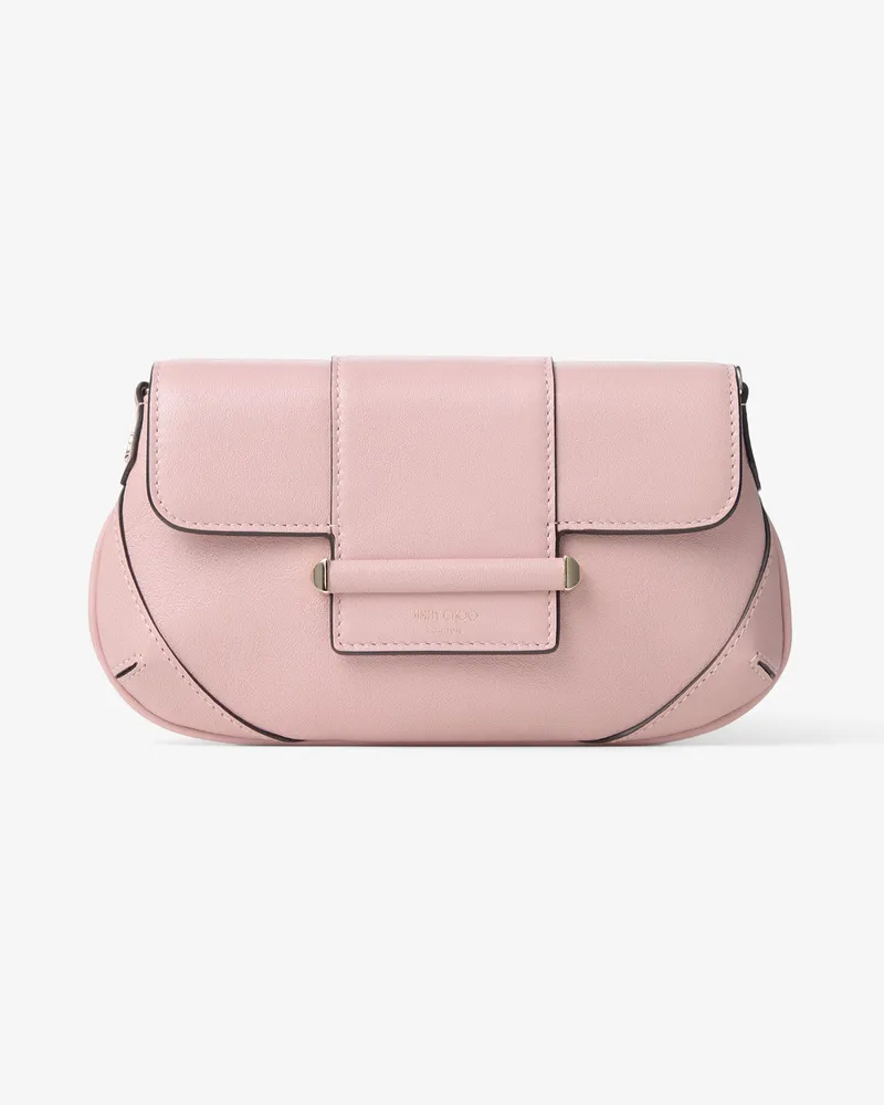 Jimmy Choo Bar Wallet With Chain Rose