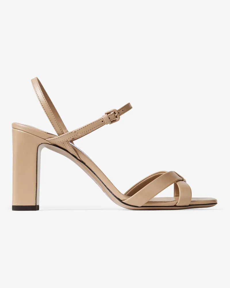 Jimmy Choo Elsy Block Heel 85 Chai