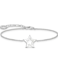 Thomas Sabo Armband mit Stern-Anhänger Silber Silberfarben