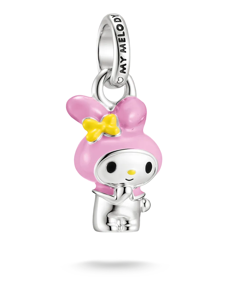 Thomas Sabo Hello Kitty Charm My Melody gelbe Schleife – Connect pink CC1371-M06-9 Gelb