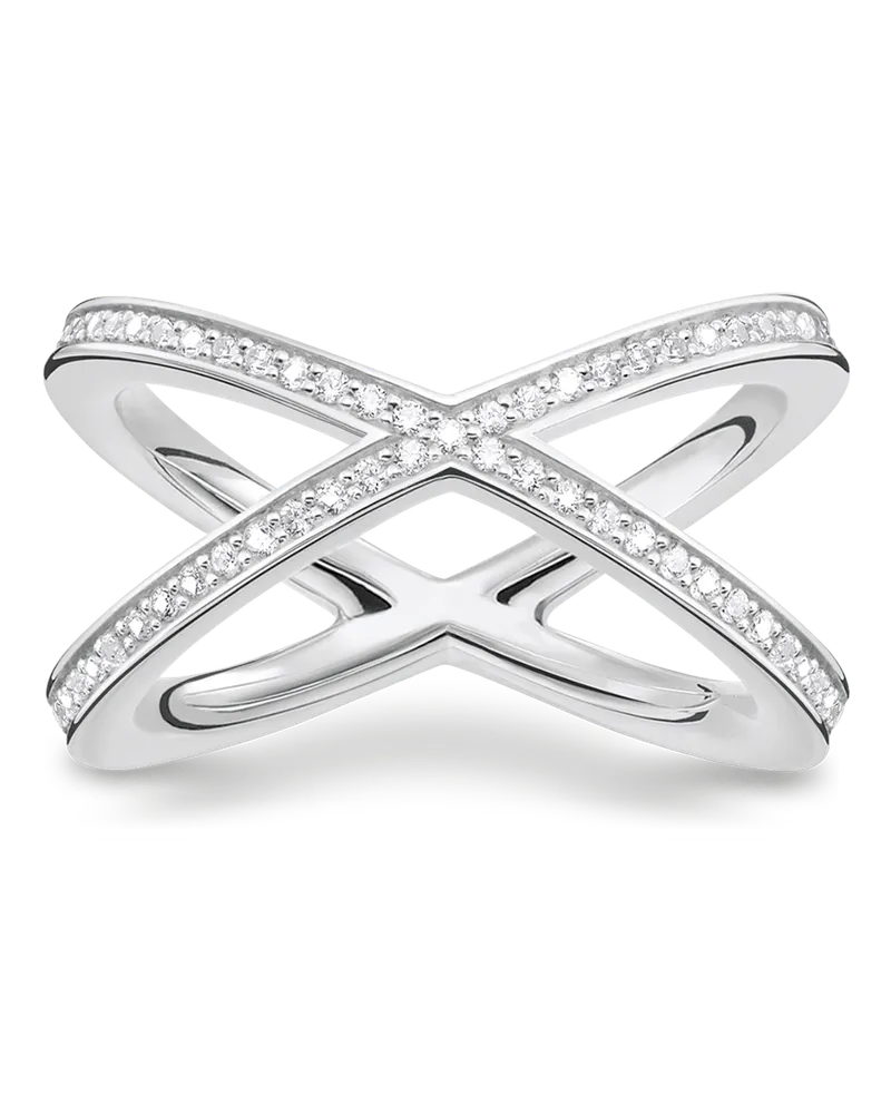 Thomas Sabo Damen Ring, Sterlingsilber Silberfarben