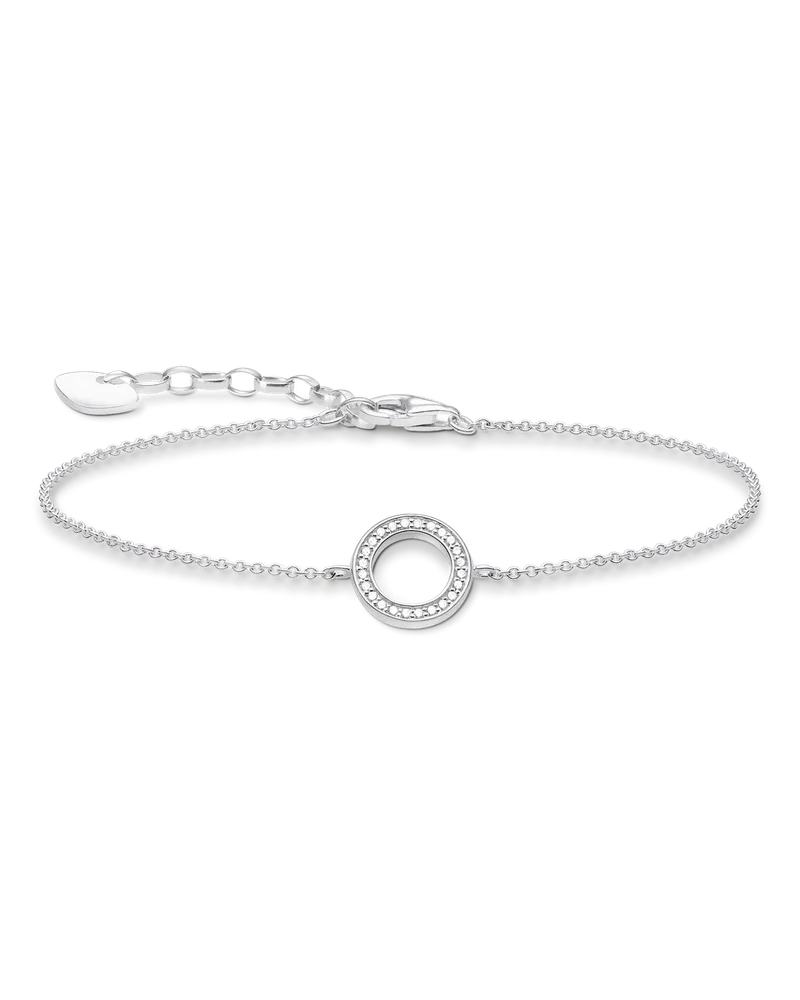 Thomas Sabo Damen Armband Kreis, Sterlingsilber Silberfarben