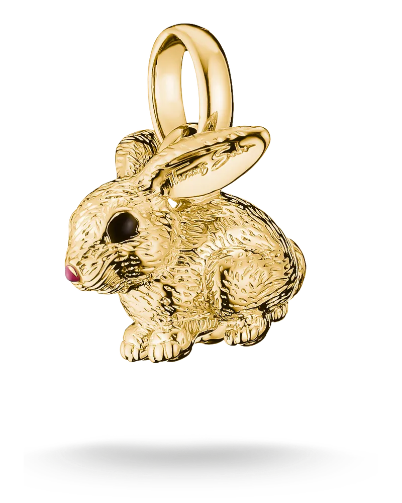 Thomas Sabo Charm Hase – Connect gelbgoldfarben CC1350-M05-39 Gelbgoldfarben