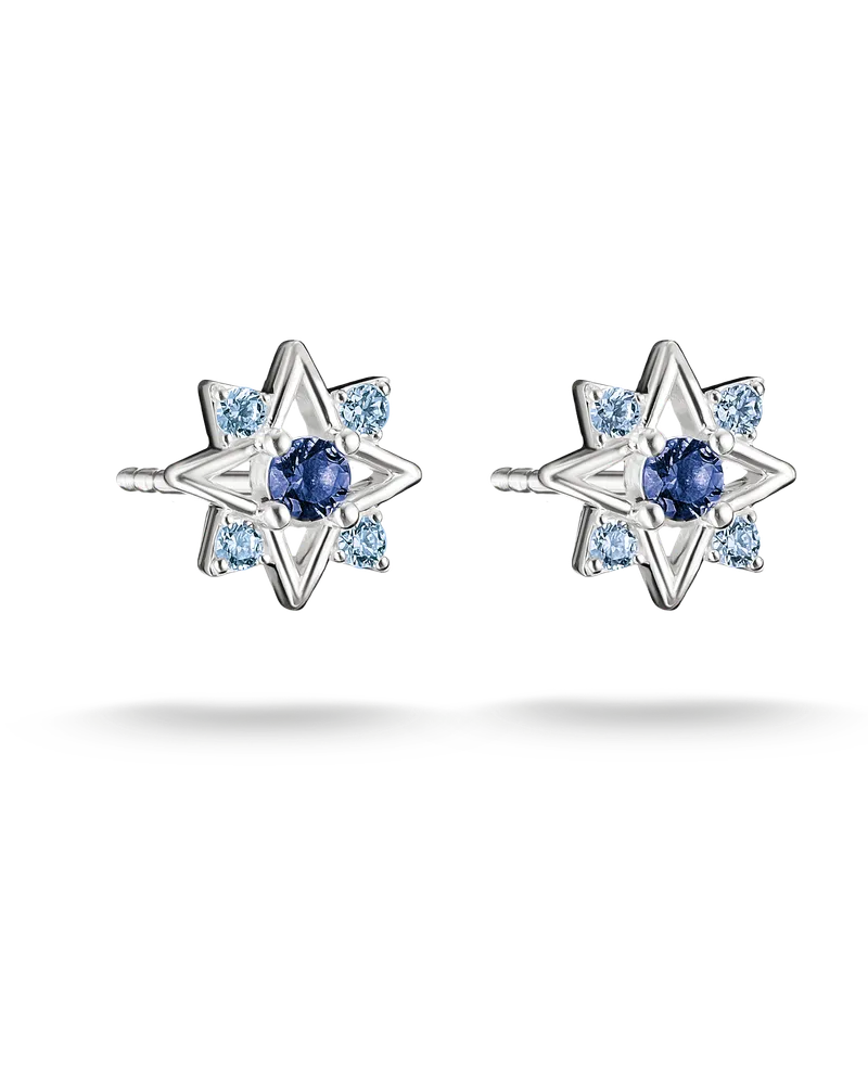 Thomas Sabo Ohrstecker Stern mit blauen Steinen blau H2380-166-1 Blau