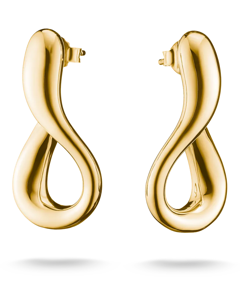 Thomas Sabo Damen Ohrringe, M01 Gelbgoldfarben
