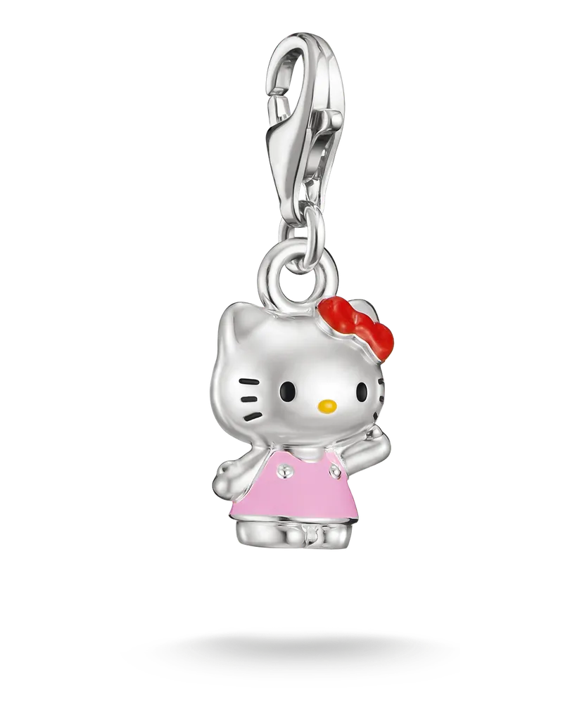Thomas Sabo Damen Hello Kitty Charm pink – Original, M06, Charm Club Collection Gelb