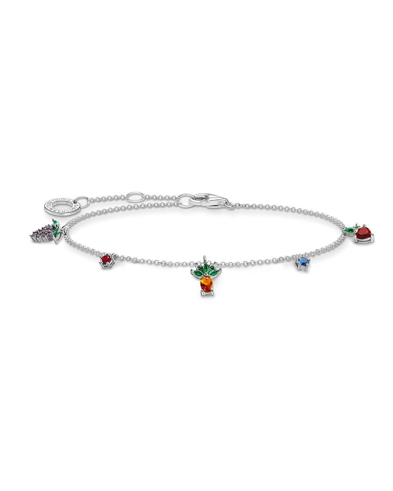 Thomas Sabo Armband bunte Früchte silber Blau