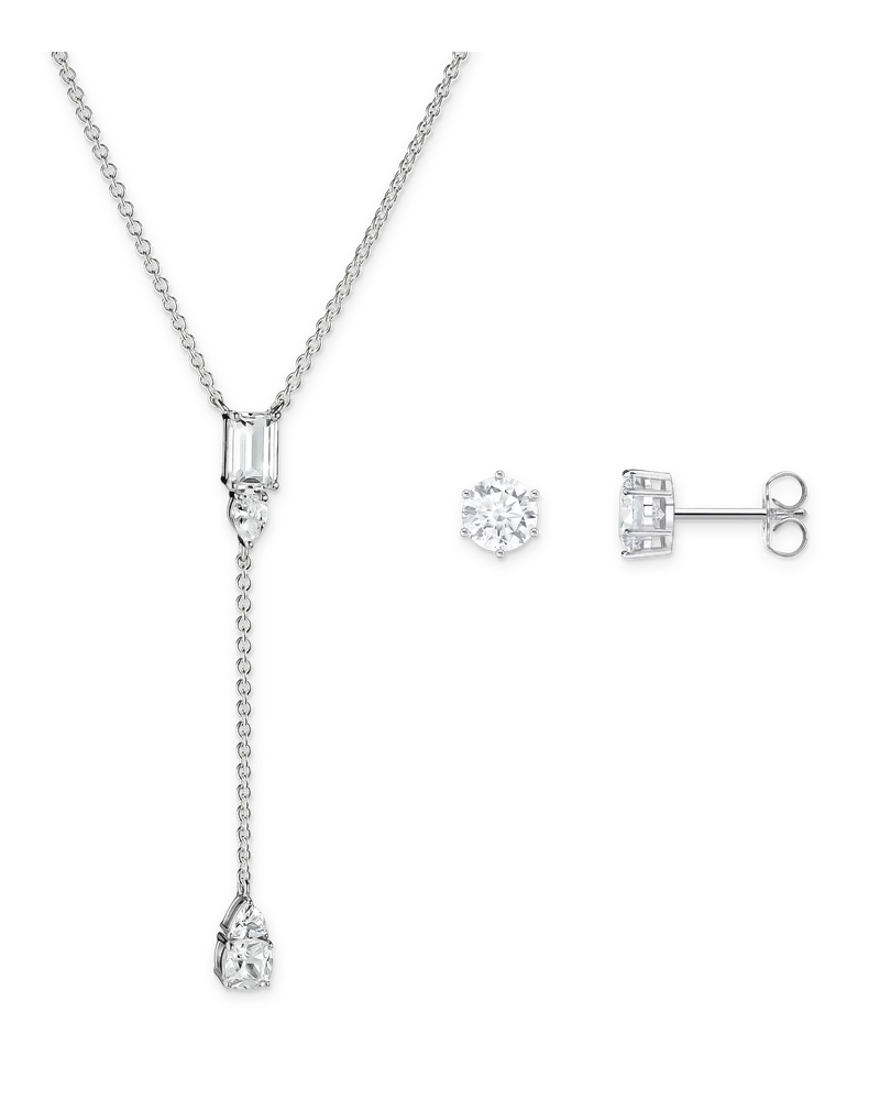 Thomas Sabo Herren Schmuck-Set Crystal Silber 