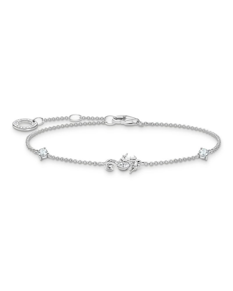 Thomas Sabo Damen Armband Seepferdchen silber, Sterlingsilber, Charming Collection Silberfarben