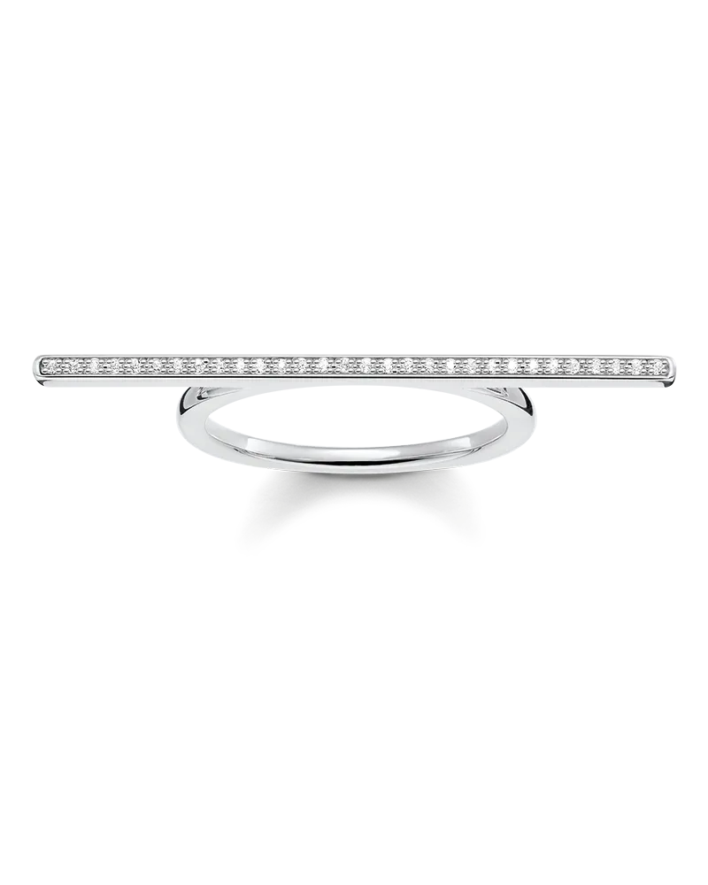 Thomas Sabo Damen Ring, Sterlingsilber Silberfarben