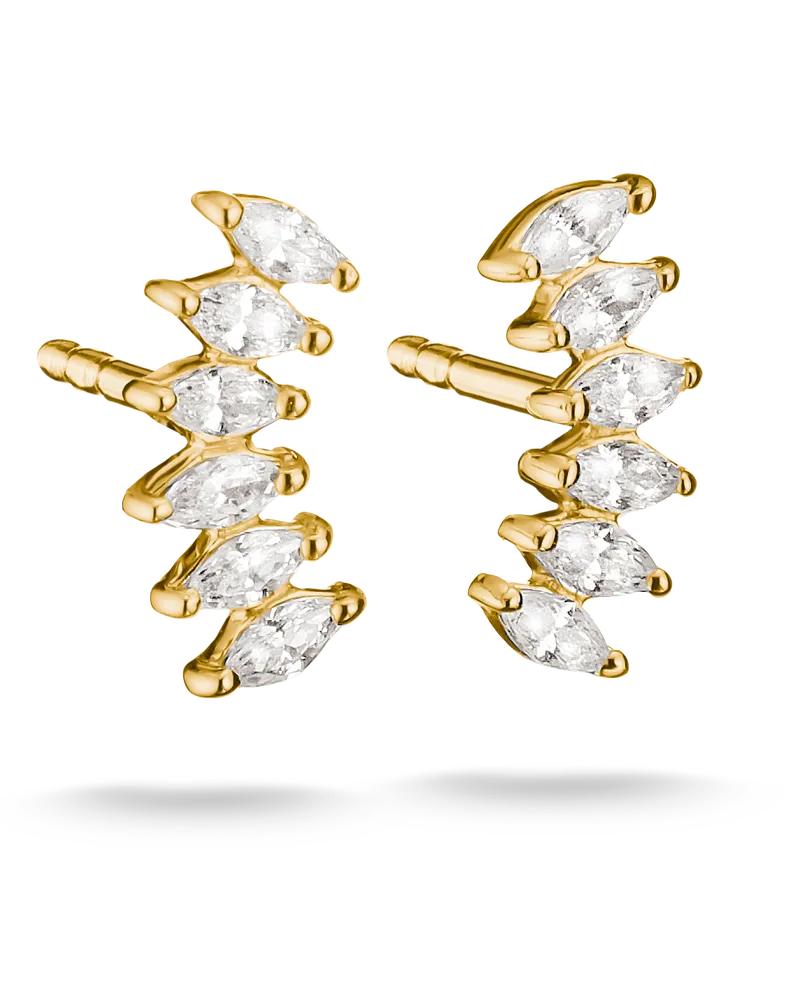 Thomas Sabo Ohrstecker mit weißem Zirkonia weiß H2367-M01-14 Gelbgoldfarben