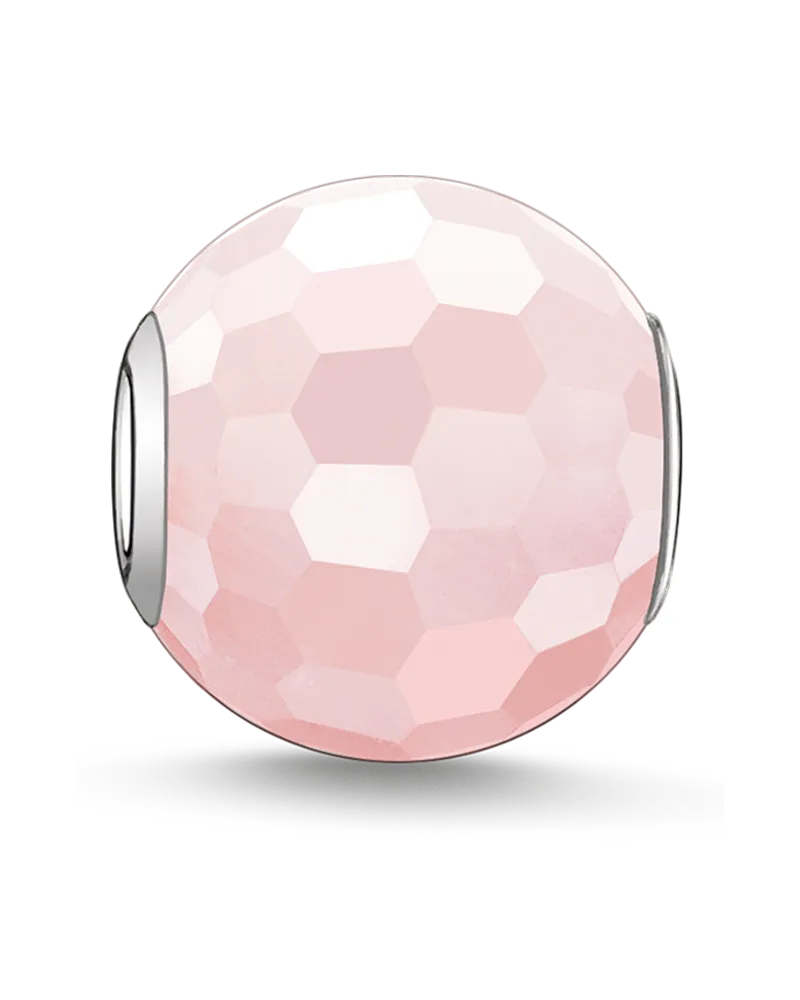 Thomas Sabo Damen Bead Rosa, Sterlingsilber, Karma Beads Pink