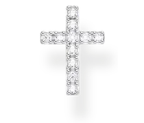 Einzel Ohrstecker Kreuz