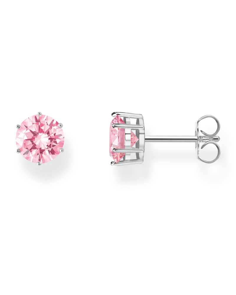 Thomas Sabo Ohrstecker mit großem Pink