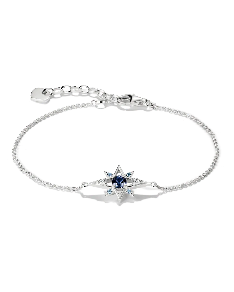 Thomas Sabo Armband Stern mit blauen Steinen blau A2246-166-1-L19V Blau