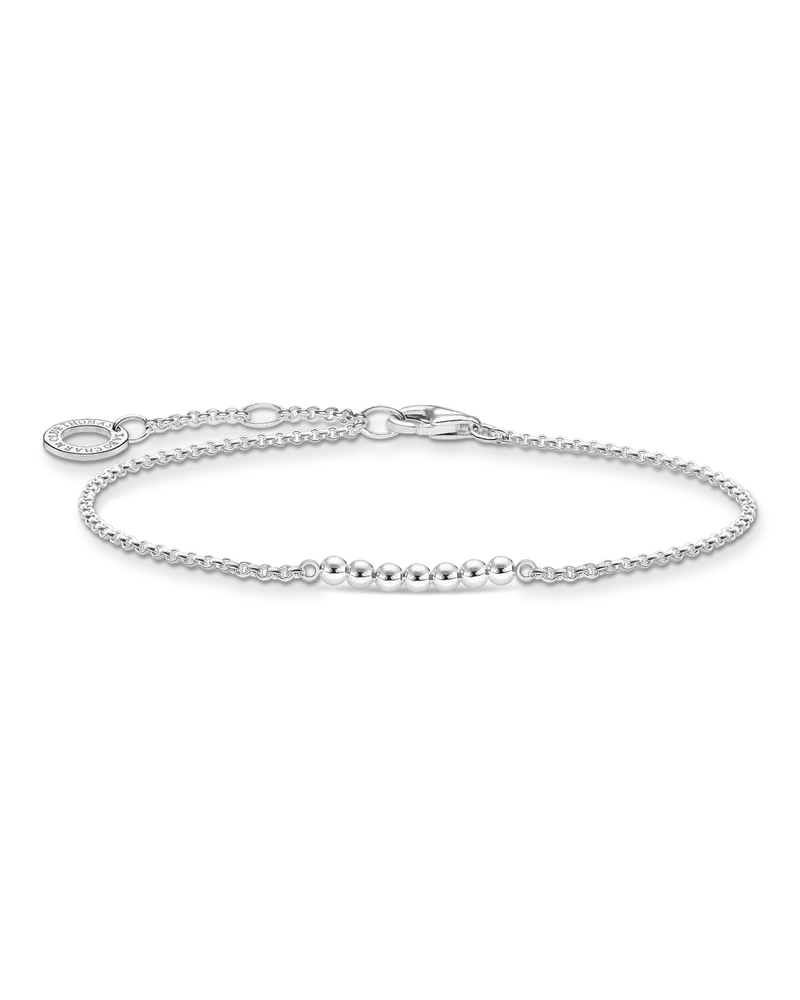 Thomas Sabo Damen Armband Kugeln silber, Sterlingsilber, Charming Collection Silberfarben