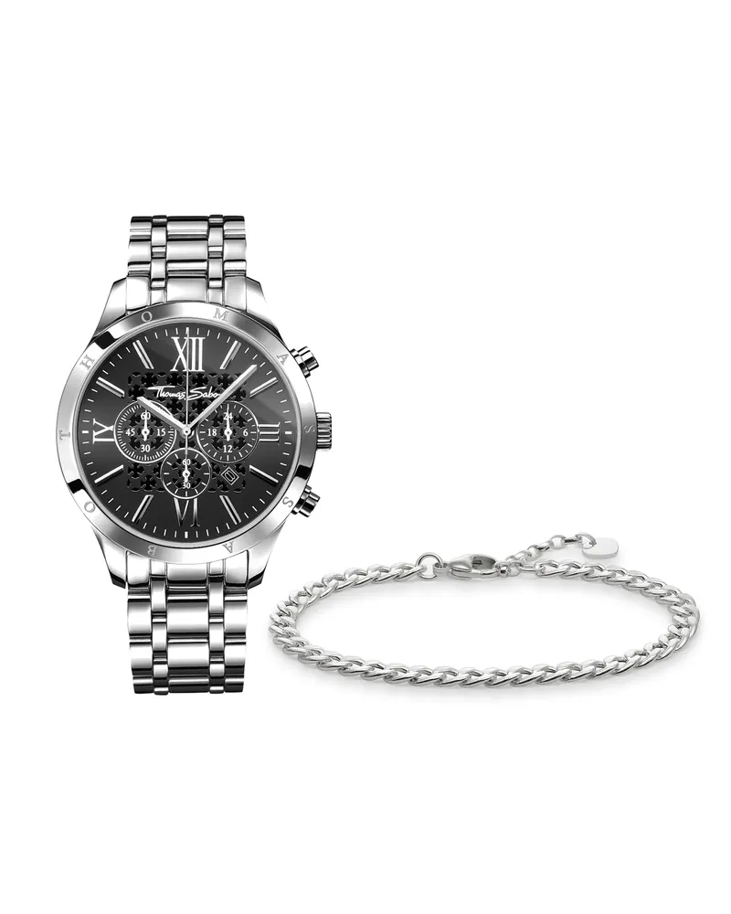 Thomas Sabo Herren Schmuckset Rebel Urban silber 