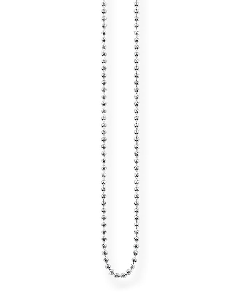 Thomas Sabo Herren Kugelkette Silber Stärke 1,2 mm, Sterlingsilber Silberfarben