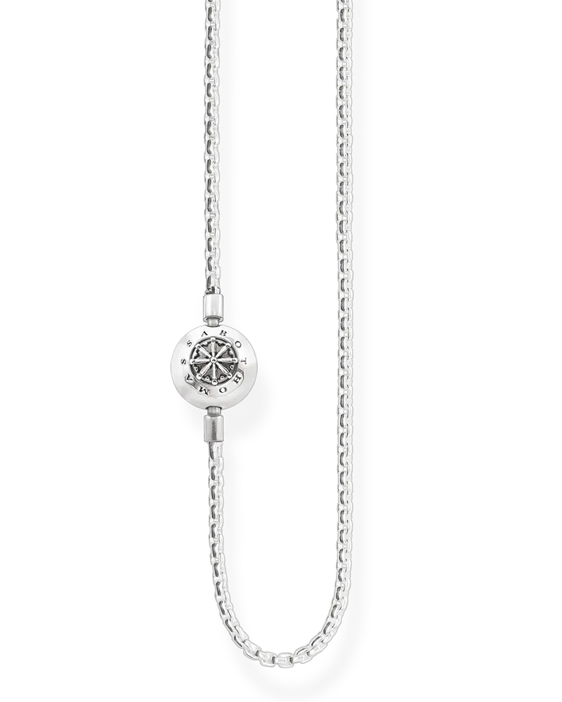 Thomas Sabo Damen Kette für Beads Stärke 2 mm, Sterlingsilber, Karma Beads Silberfarben
