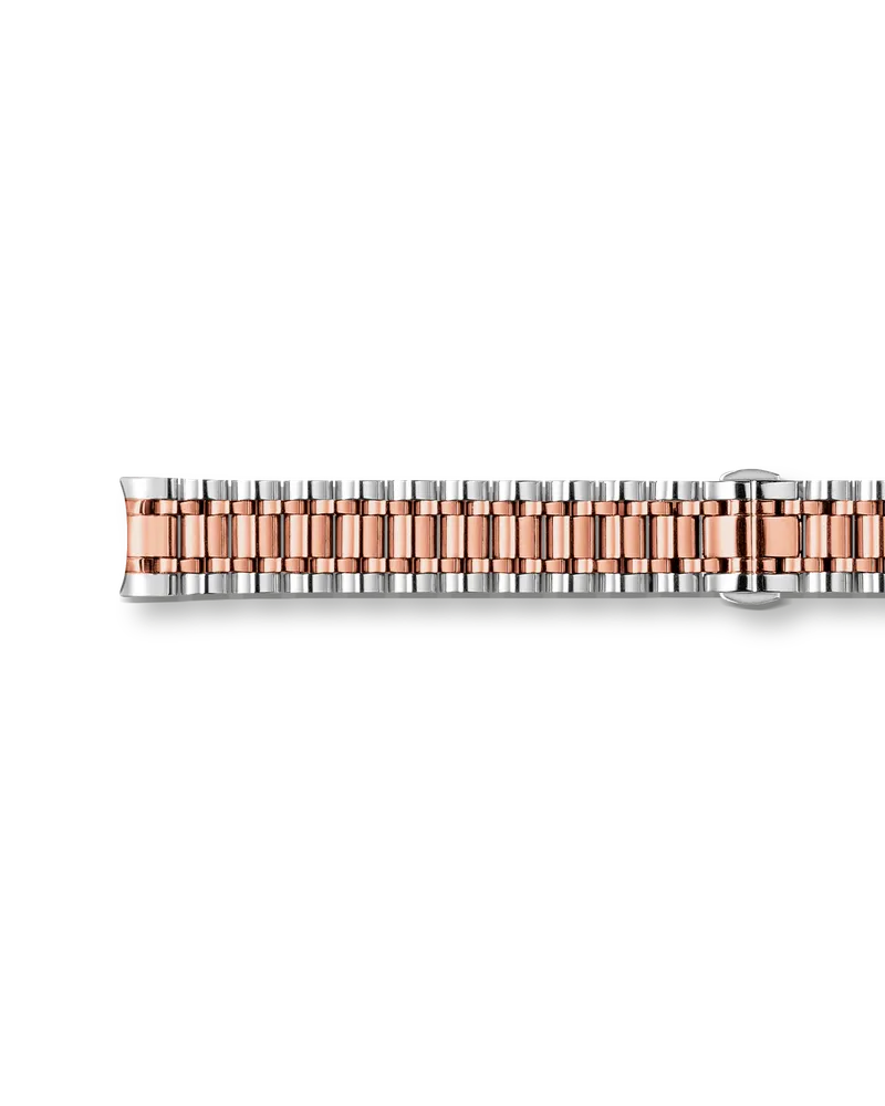 Thomas Sabo Damen Edelstahlarmband mit roségoldfarben ione, Edelstahl Roségoldfarben