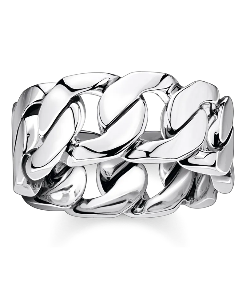 Thomas Sabo Herren Ring Glieder silber, Sterlingsilber geschwärzt Silberfarben