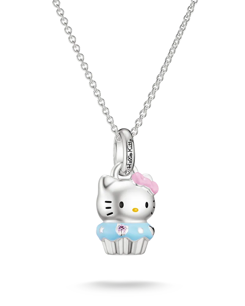 Thomas Sabo Hello Kitty Kette Muffin mehrfarbig KE2416-M06-7-L45V Gelb
