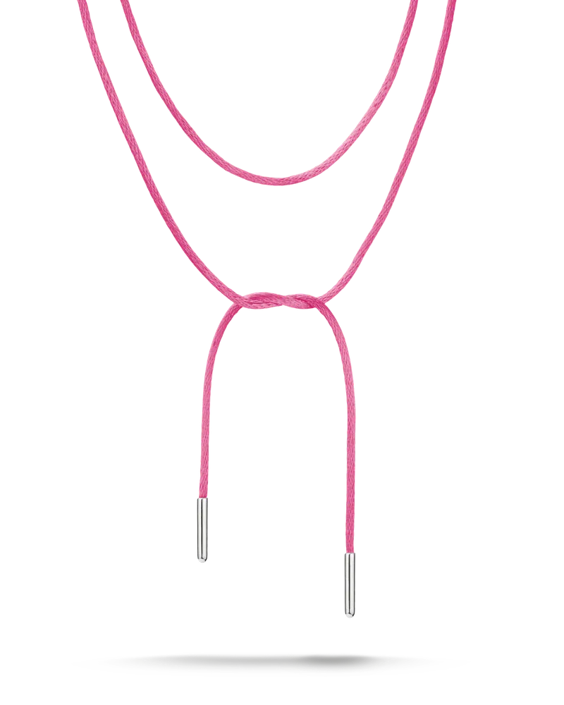 Thomas Sabo Damen Textilkette pink, M04 Pink