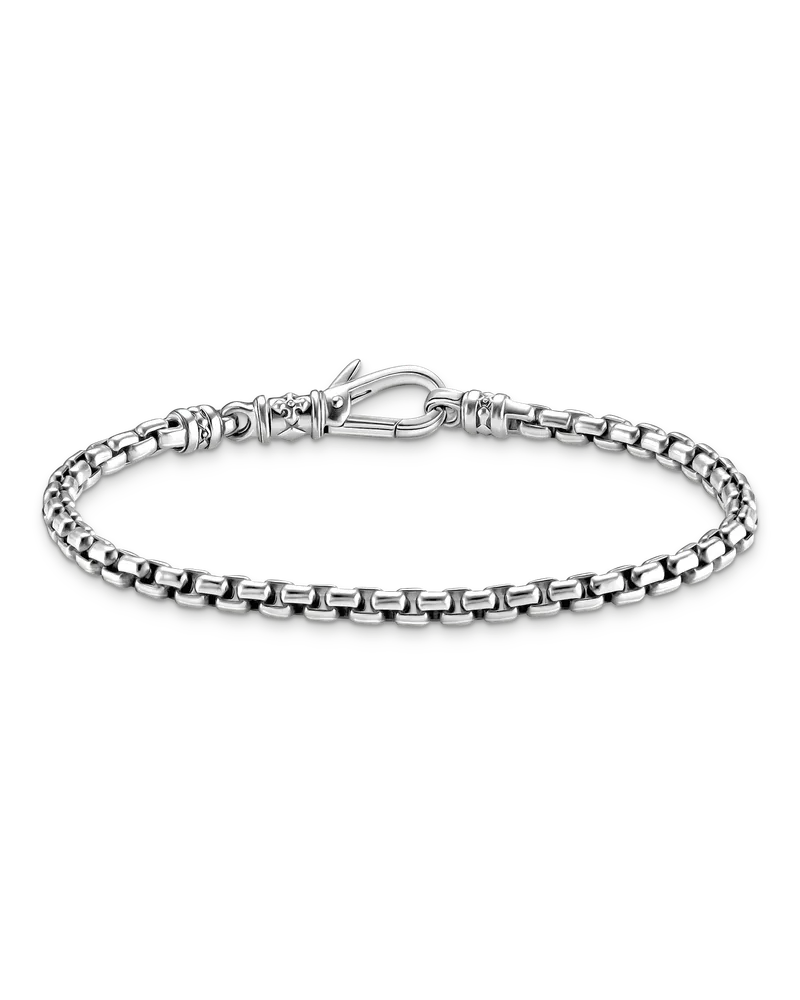 Thomas Sabo Herren Venezia-Armband Silber, Sterlingsilber geschwärzt Silberfarben
