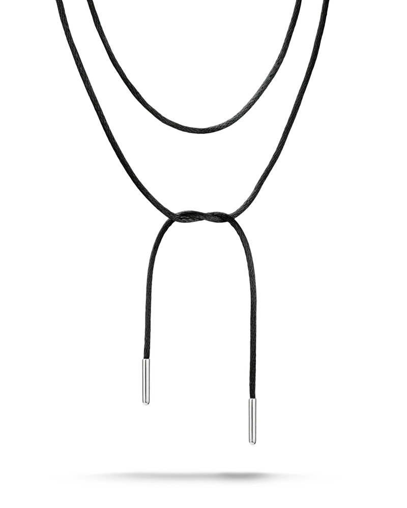 Thomas Sabo Damen Textilkette schwarz, M04 Schwarz