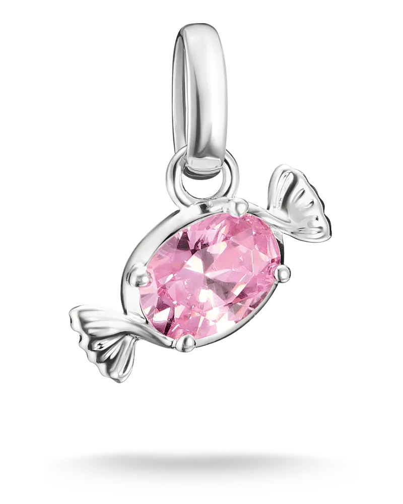 Thomas Sabo Charm Bonbon mit pinkem Zirkonia – Connect pink CC1366-M02-9 Pink