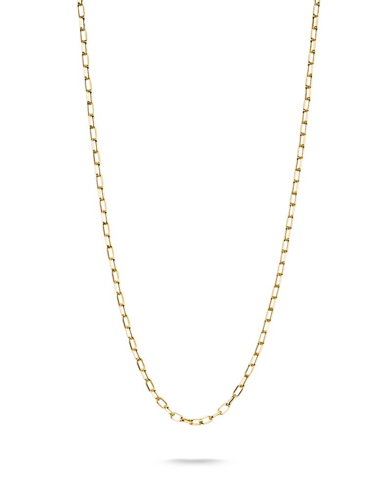 Thomas Sabo Herren Charm-Kette Paperclip vergoldet, Sterlingsilber Gelbgold vergoldet Gelbgoldfarben
