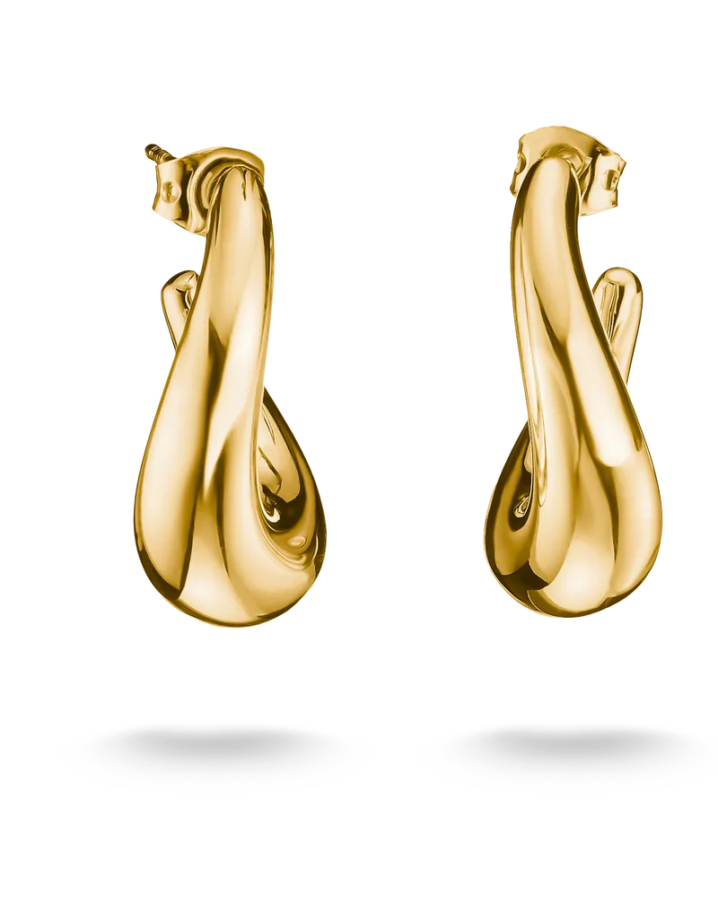 Thomas Sabo Damen Creolen, M01 Gelbgoldfarben