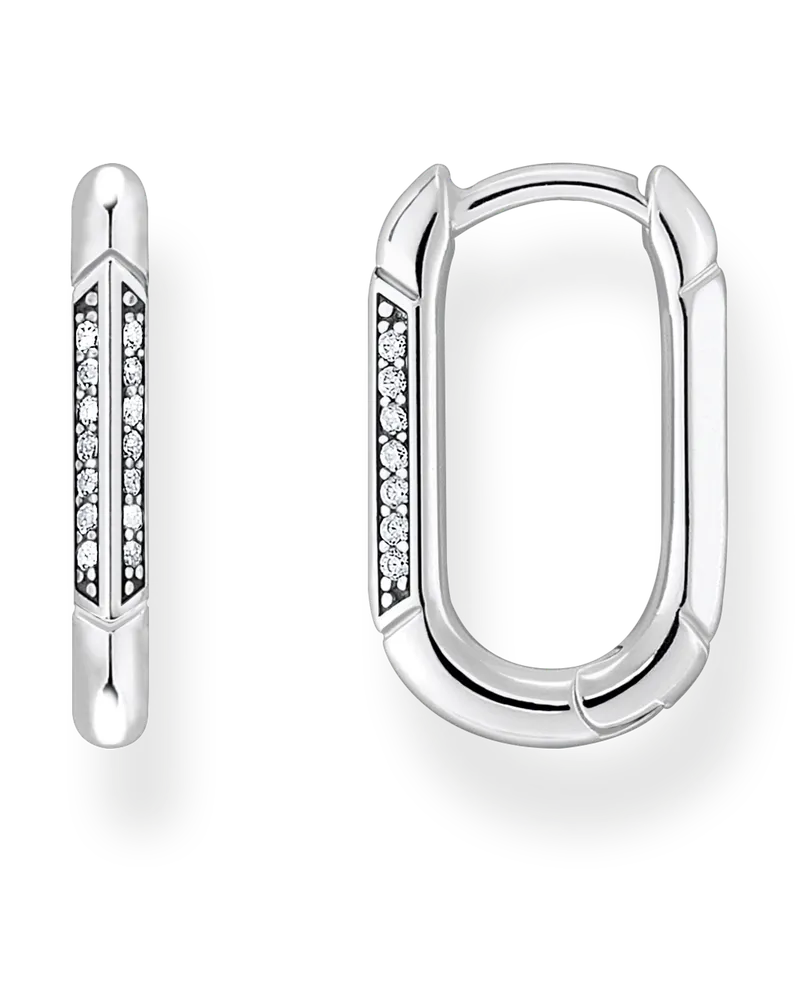 Thomas Sabo Damen Creolen silber, Sterlingsilber Silberfarben