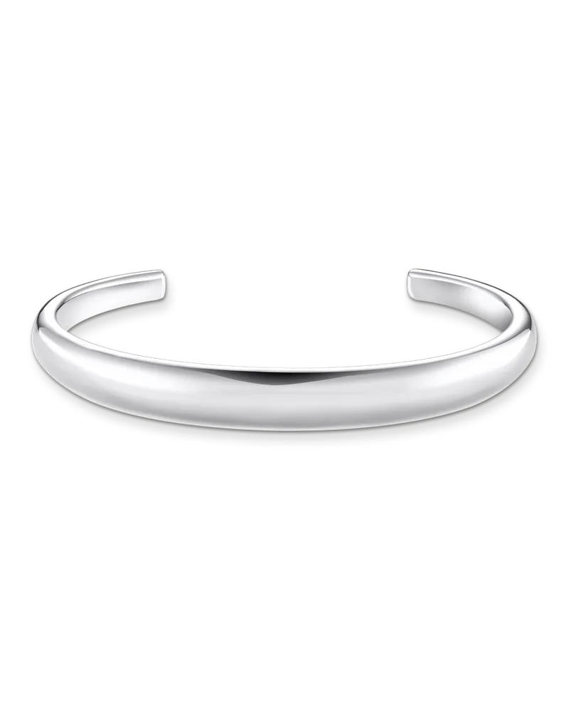 Thomas Sabo Damen Armreif mit zeitlos-edlem Design Silber, Sterlingsilber Silberfarben